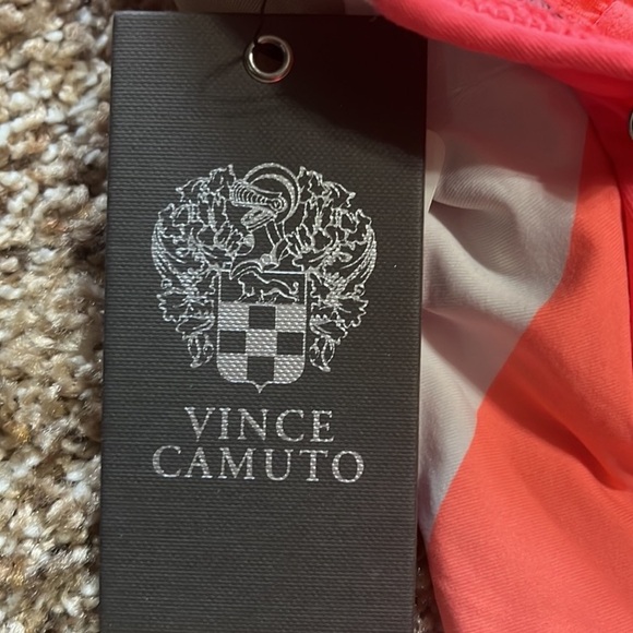 Vince Camuto Coral and White Swimwear - Picture 3 of 4